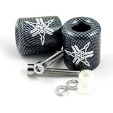 Yamaha YZF R6 R1 FJR 1300 Engraved Carbon Bar Ends