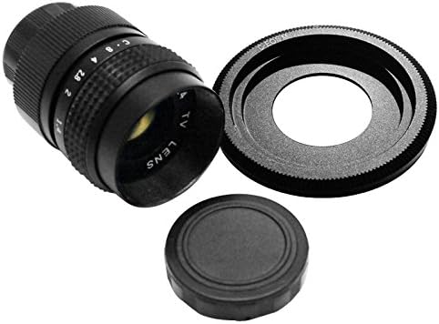 25mm F1.4 CCTV Lens + C Mount Canon EOS M Adapter EOS M2 M3 M10