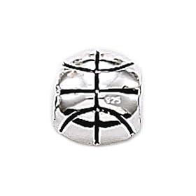 Buy Zable(tm) Sterling Silver Basketball Bead Charm by Finejewelers