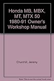 Honda MB, MBX, MT & MTX50 owners workshop manual