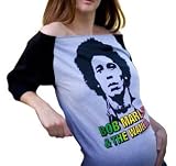 Bob Marley Rasta Raglan Maternity Tee by ROCKSTARMOMS