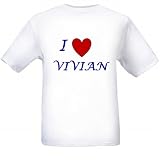 I LOVE VIVIAN - Name-series - White T-shirt