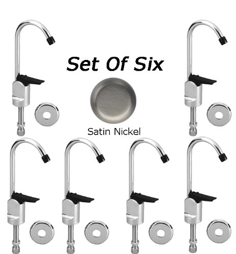 6 X Satin Nickel Dispenser Faucet