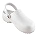 NOTHINZ Womens Closed Top Comfort Clogs Shoes Anti-Microbial Odor Resistant Sandals White