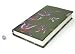 Silver J Silk journal, fabric cover notebook, diary, khaki butterfly, handmade gift