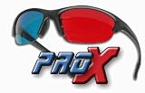  : Pro-X Anaglyph 3D Glasses - red/cyan for 3D Anaglyph movies & 3D Games
