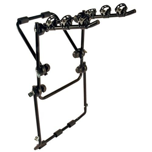 * Trunk Mounted Folding 3 Bike Carrier Rack Illuminated