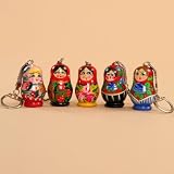 Wooden Keychain - Babuszka