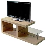 HALO - Chunky TV / Entertainment Unit / Coffee Table - Oak
