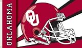 NCAA Oklahoma Sooners Helmet Design 3' X 5' Flag with Grommets