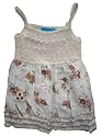 Baby Girls Cream Floral Linen Dress 18-24m