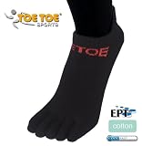 ToeToe Running Socks Black Small