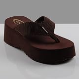 AKA Women's Sandals Dark Brown