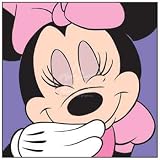 Minnie Mouse by Disney. Art Print Poster 18.75 inches width by 18.75 inches height. Highest Quality Art Poster Print