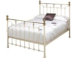 OBC Glenholm 4ft6 Double Bed Frame Ivory