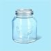 Leifheit Canning Supplies 6 X 1 Liter Glass Preserving Jars