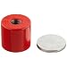 Cast Alnico 5 Assembly With Keeper, 11/16" Diameter, 5/8" Thick, 1/4"-20 Threaded Mounting Hole (Pack of 1)
