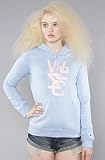 WeSC The Overlay Hoody in Blue Bell hood ,Sweatshirts for Women