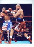 JAMEEL MCCLINE AUTOGRAPHED 8X10 BOXING PHOTO VS CHRIS BYRD (BOXING)