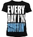 Every Day I'm Shufflin' Juniors T-shirt, Big and Bold Funny Statements Juniors Shirt