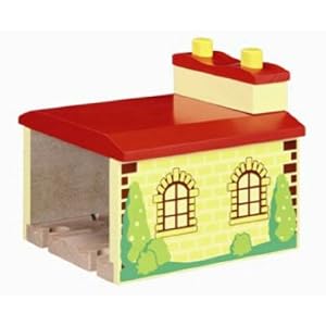 Nuchi Wooden Railway Engine Shed by 