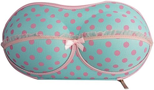Elleables® Portable Protect Bra Underwear Lingerie Case Travel Organizer (Pink Dots)