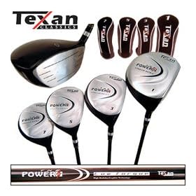 Texan Classics POWER Titanium Wood Set 1-3-5-7 w/Headcovers