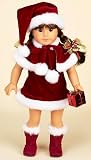 Christmas Outfit, COMPLETE with Boots and Accessories! Fits 18
