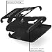 LG G3 Case, ULAK Dual Layer Holster Case with Kickstand and Locking Belt Swivel Clip for LG G3, Protective Case Cover for LG G3 (Black)