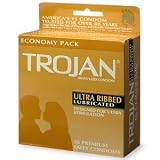 Trojan Brand Latex Condoms Ultra Ribbed Lubricated Designed For Ultra Stimulation 3 Premium Latex Condoms