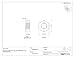 Small Parts Brass Machine Screw Hex Nut, Plain Finish, ASME B18.6.3, 1/4