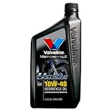 Valvoline VV740 MC 4-Stroke 10W-40 Motor Oil, Pack of Twelve 1 Quart Bottles