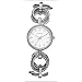 DKNY Women's NY8024 Silver Stainless-Steel Quartz Watch with White Dial