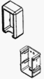 GENOVA PRODUCTS DW150 WHT Rail Bracket Kit