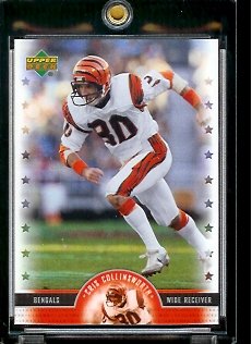 2005 Upper Deck Legends Cris Collinsworth Cincinnati Bengals Football Card #58 - Mint Condition - In Protective Display Case !!