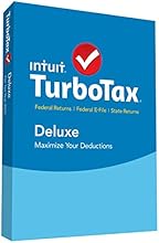 TurboTax Deluxe 2015 Federal + State Taxes + Fed Efile Tax Preparation Software - PC/Mac&nbsp;Disc