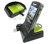 Blackberry 8800 8830 USB Twin Cradle Desktop Charger w/ Extra Battery Slot