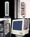 Hang10 CD/media Storage Rack white
