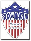 Signpast Reproduction Vintage Sign, SOX and MARTIN