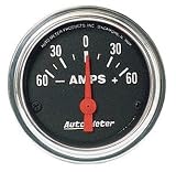 Auto Meter 2586 Traditional Chrome Short Sweep Electric Ammeter Gauge