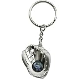 Colorado Rockies - MLB Silver Baseball Glove Keychain