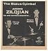 1969 Harvey Lang Wayne Newton Zildjian Cymbals Photo Print Ad