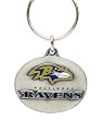 Baltimore Ravens Oval Pewter Keychain