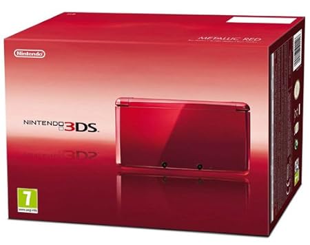 NINTENDO 3DS METALLIC RED