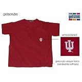 Indiana Hoosiers Crimson Scrub Top