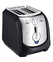 Krups FEM231 2 Slice Toaster, Black and Chrome