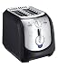 Kitchen & Housewares : Krups FEM231 2 Slice Toaster, Black and Chrome