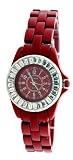 Geneva Elite Womens's Designer Watch with Baguette Stones Bezel Model 2494-4