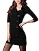 Allegra K Women Long Sleeve Fitted Casual Mini Shirt Dress
