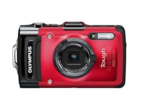 Olympus Stylus TG-2 iHS Digital Camera with 4x Optical Zoom and 3-Inch LCD (Red)